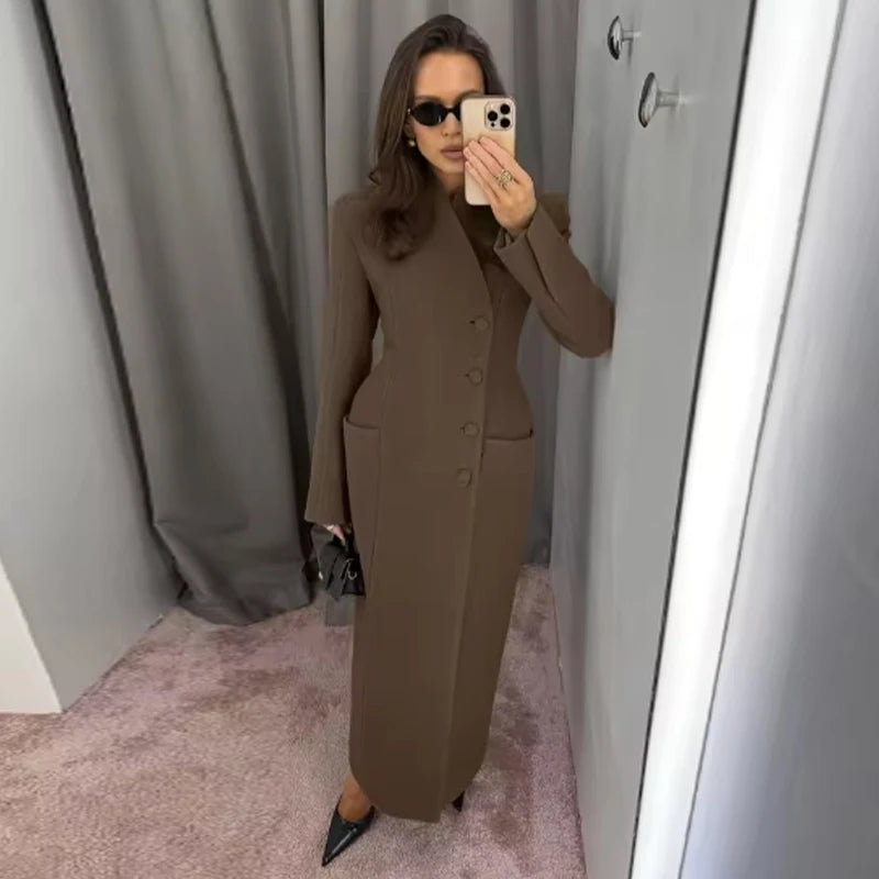 LAVERINE | Slim-Waist Faux Fur Parka