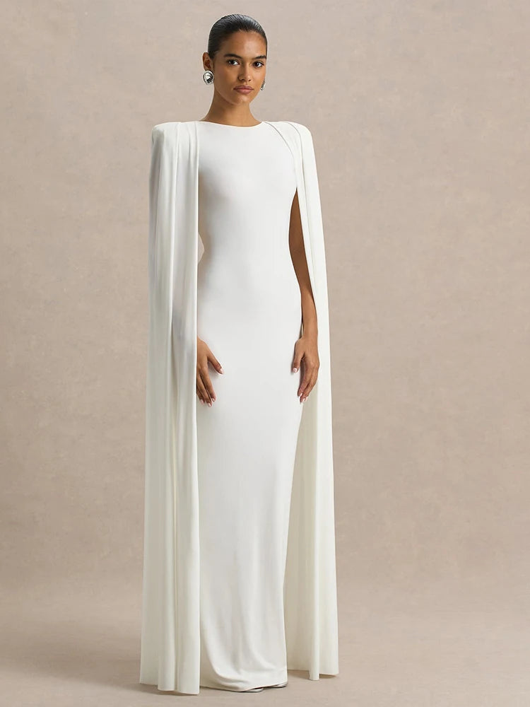 LAVERINE | Elegant Sleeveless High-Waist Maxi Dress