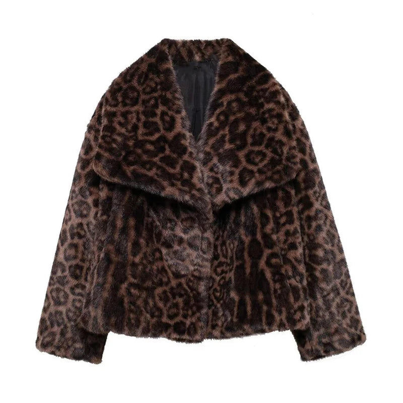 LAVERINE | Plush Faux Fur Jacket