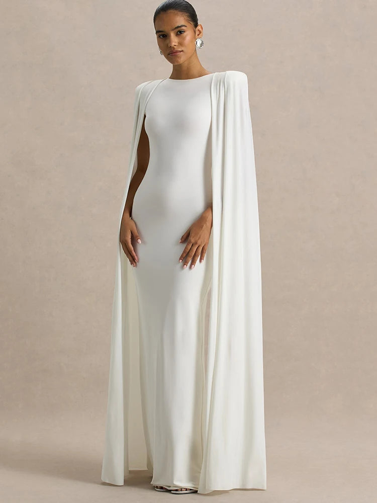 LAVERINE | Elegant Sleeveless High-Waist Maxi Dress