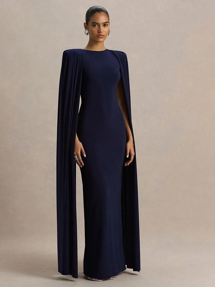 LAVERINE | Elegant Sleeveless High-Waist Maxi Dress