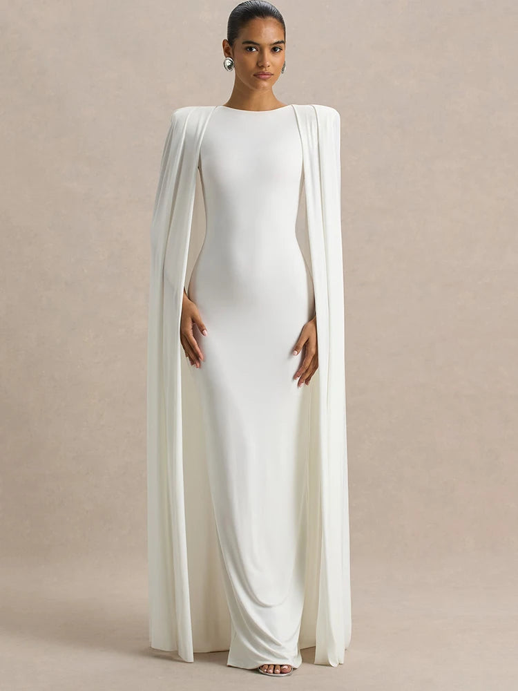 LAVERINE | Elegant Sleeveless High-Waist Maxi Dress
