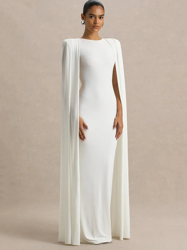 LAVERINE | Elegant Sleeveless High-Waist Maxi Dress