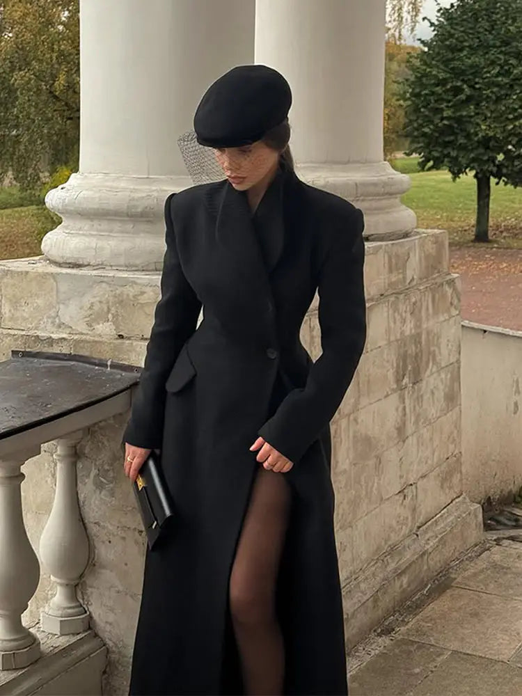 LAVERINE | Slim-Waist Faux Fur Parka