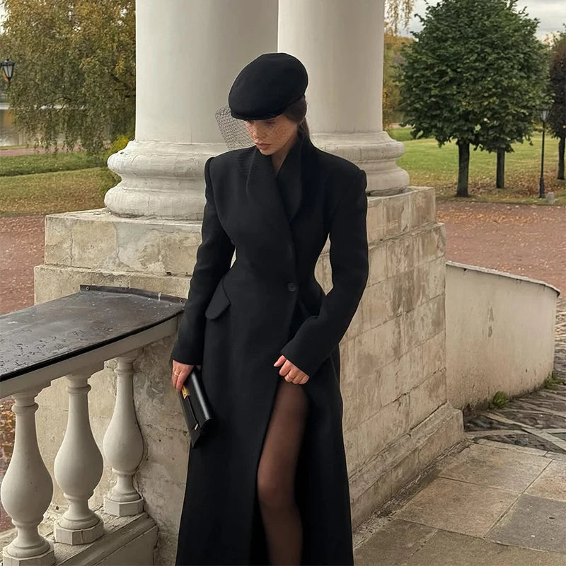 LAVERINE | Slim-Waist Faux Fur Parka