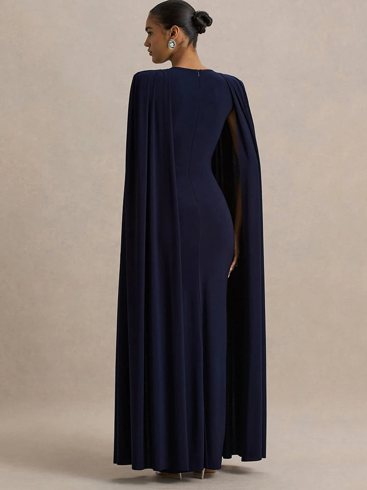 LAVERINE | Elegant Sleeveless High-Waist Maxi Dress