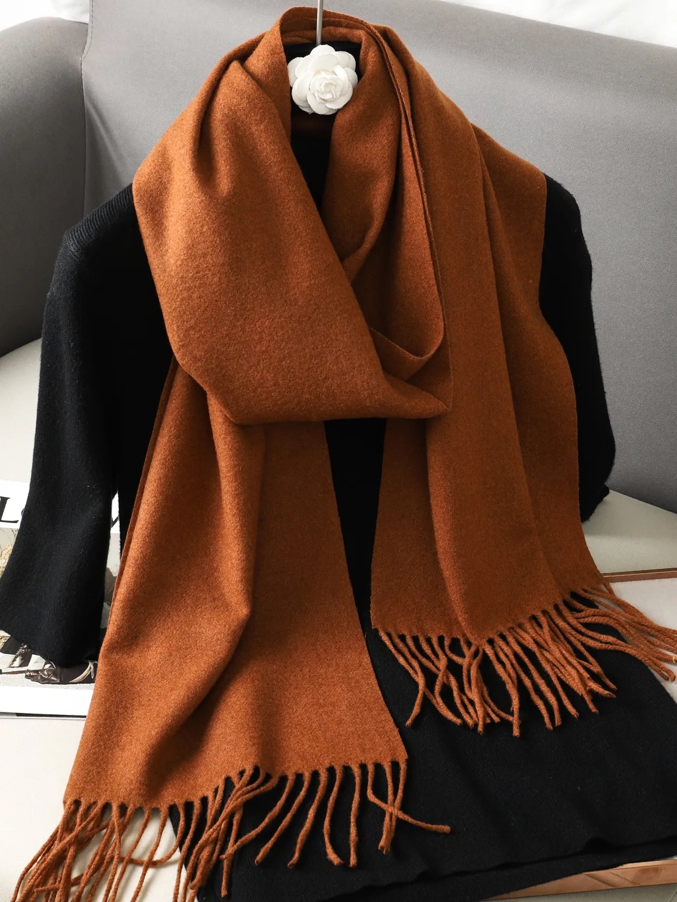 LAVERINE | Women’s Cashmere Winter Scarf