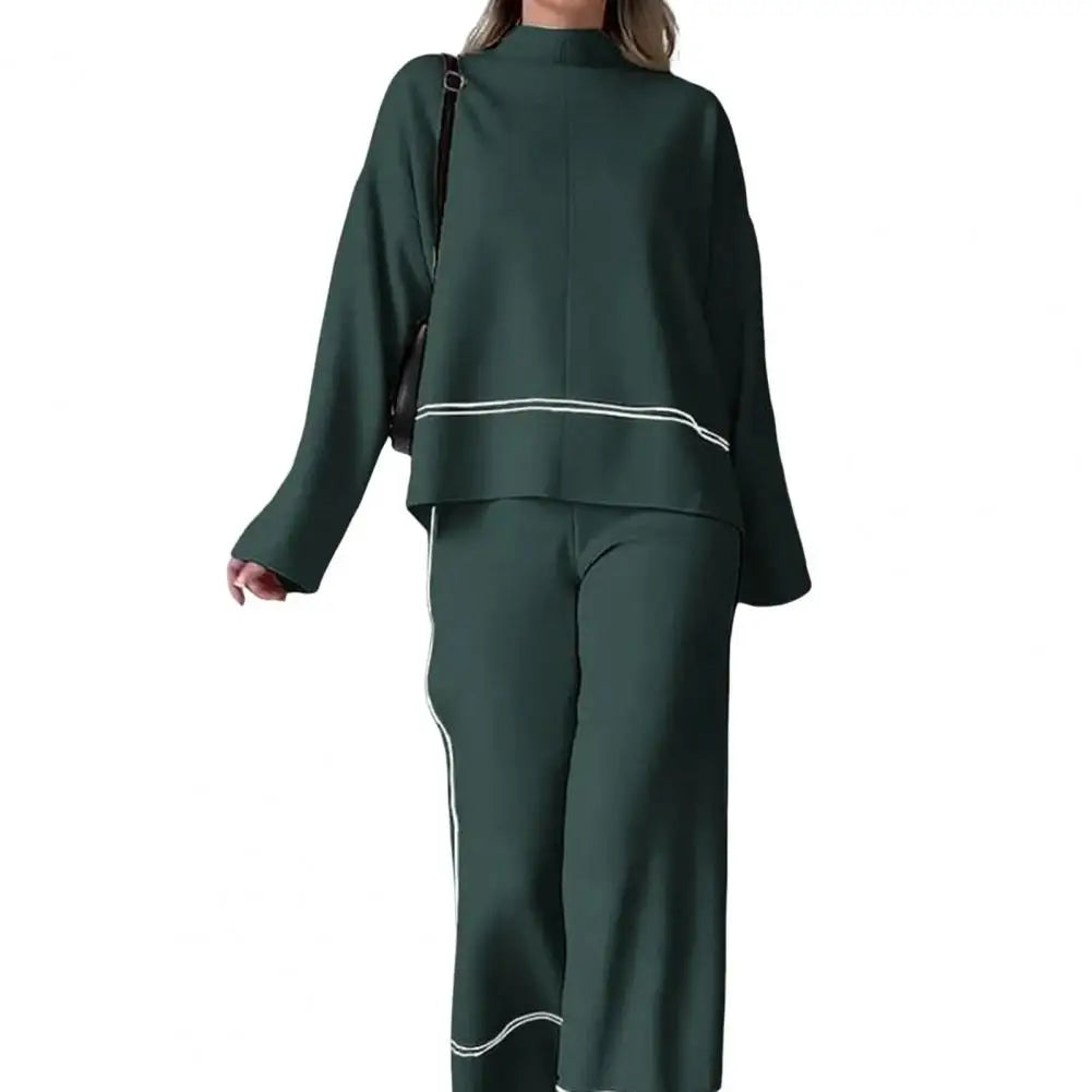 LAVERINE | Casual 2-Piece Wide-Leg Set