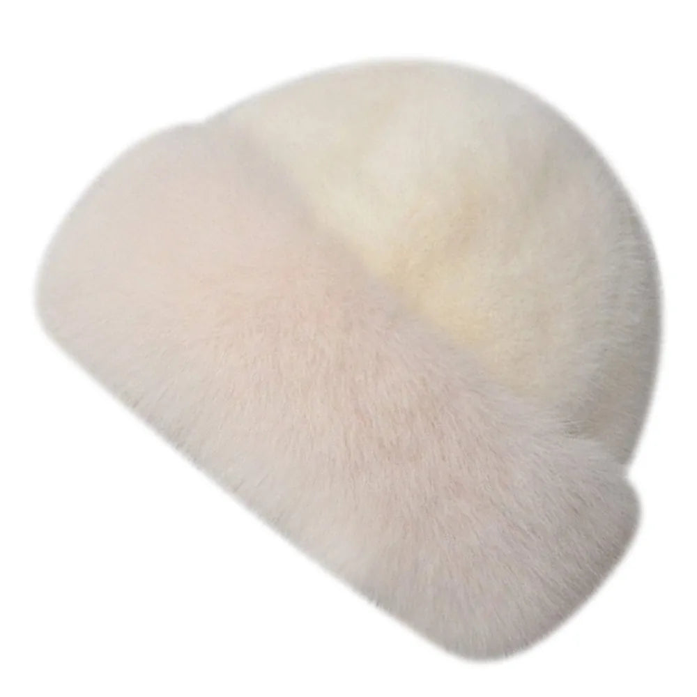 LAVERINE | Faux Fur Bucket Winter Hat