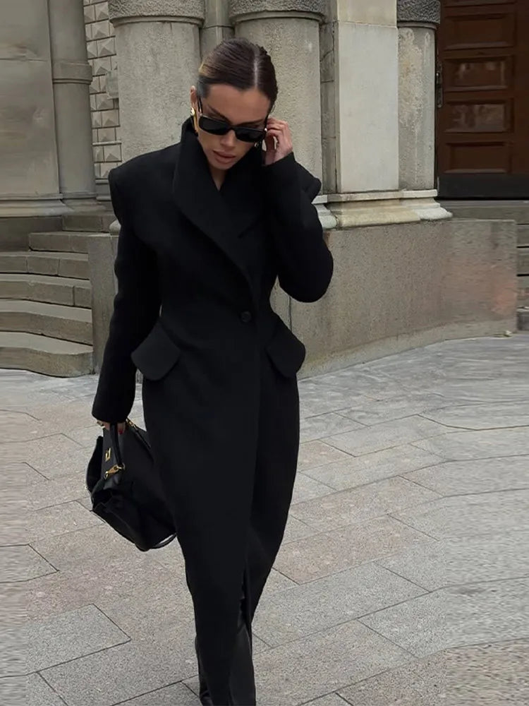 LAVERINE | Slim-Waist Faux Fur Parka