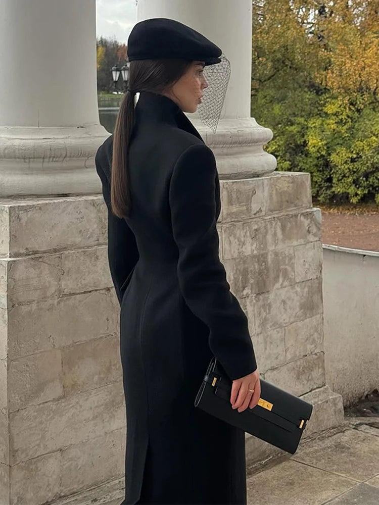 LAVERINE | Slim-Waist Faux Fur Parka