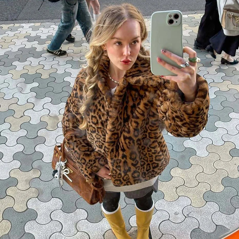 LAVERINE | Plush Faux Fur Jacket